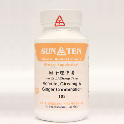 Picture of Fu Zi Li Zhong Tang Sun Ten Capsules 100's