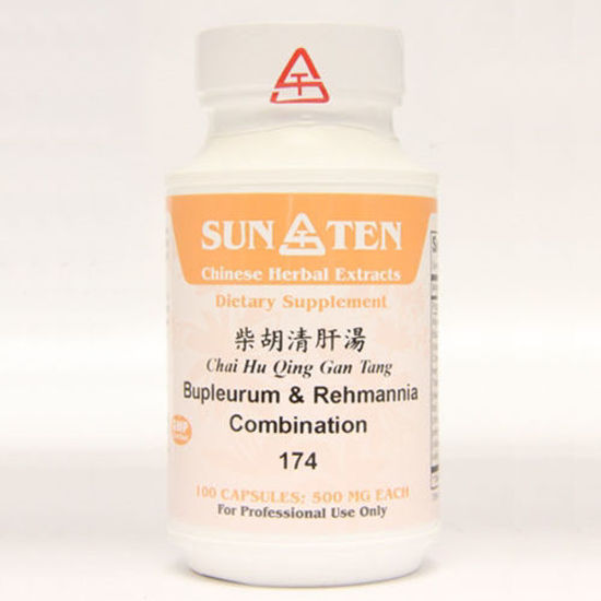 Picture of Chai Hu Qing Gan Tang Sun Ten Capsules 100's
