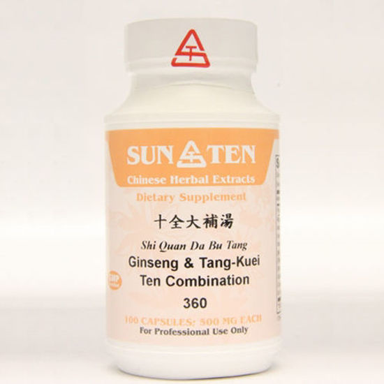 Picture of Shi Quan Da Bu Tang Sun Ten Capsules 100's                  