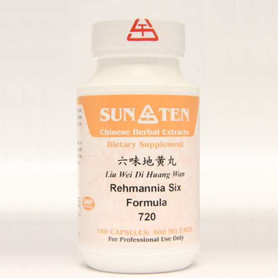 Picture of Liu Wei Di Huang Wan Sun Ten Capsules 100's                 