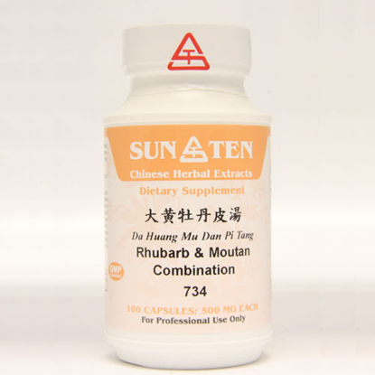 Picture of Da Huang Mu Dan Pi Tang Sun Ten Capsules 100's