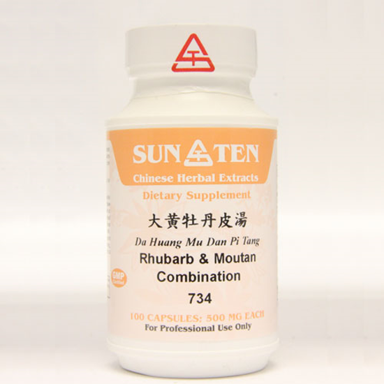 Picture of Da Huang Mu Dan Pi Tang Sun Ten Capsules 100's