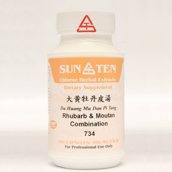 Picture of Da Huang Mu Dan Pi Tang Sun Ten Capsules 100's              