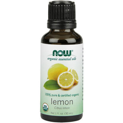 Picture of Organic Lemon Essential Oil 1oz. by NOW Foods