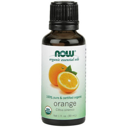 Picture of Organic Orange Essential Oil 1oz. by NOW Foods              