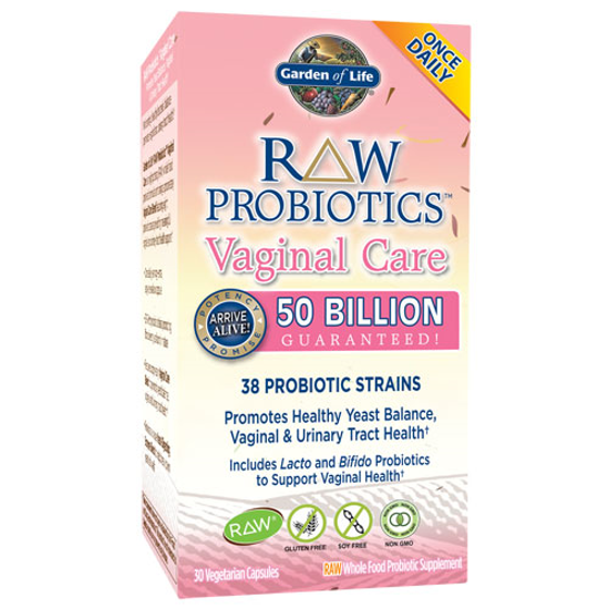 Picture of Raw Probiotics Vaginal Care 30 Caps by Garden of Life       