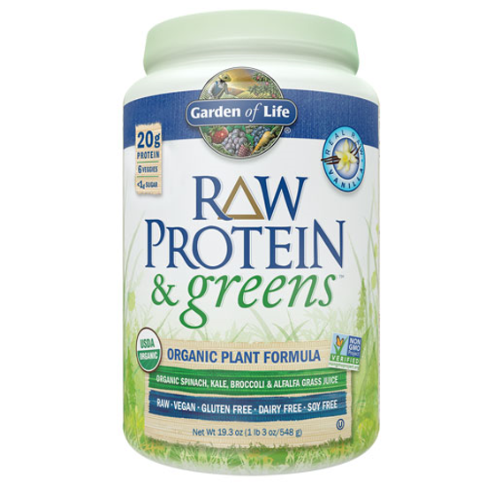 Picture of Raw Protein & Greens (Vanilla) 548g by Garden of Life       