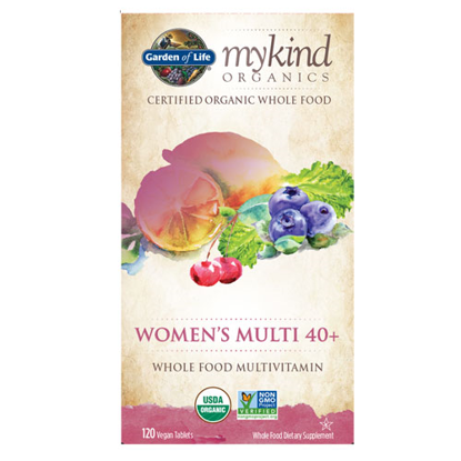 Picture of mykind Organics Women 40+ (120) Tabs by Garden of Life      