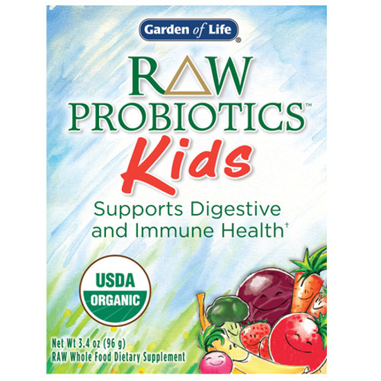 Picture of Raw Probiotics Kids 96g by Garden of Life                   
