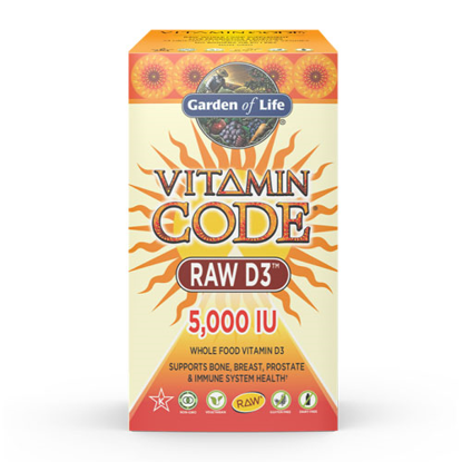 Picture of Vitamin Code Raw D3 (5000) 60 Caps by Garden of Life