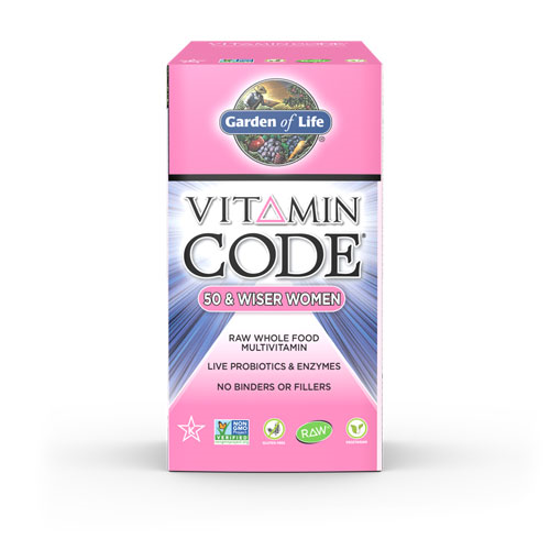 Picture of Vitamin Code Women 50 & Wiser 120 Caps by Garden of Life