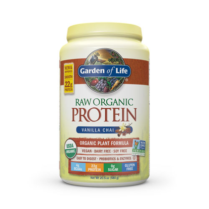Picture of Raw Organic Protein (Vanilla Chai) 680g by Garden of Life