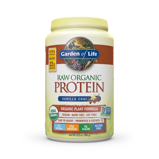 Picture of Raw Organic Protein (Vanilla Chai) 680g by Garden of Life   