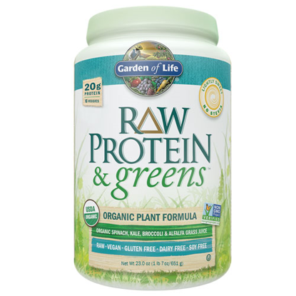 Picture of Raw Protein & Greens (Lightly Sweet) 650g by Garden of Life 