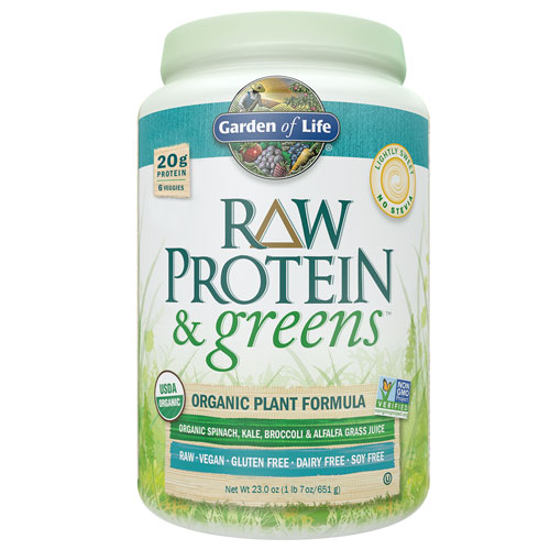 Picture of Raw Protein & Greens (Lightly Sweet) 650g by Garden of Life