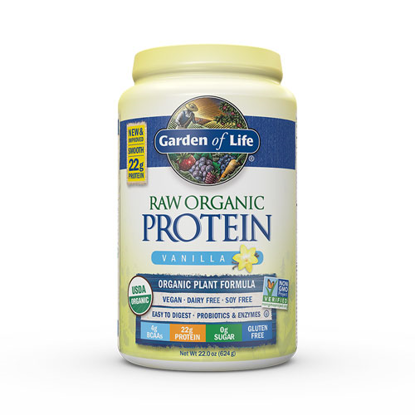 Picture of Raw Organic Protein (Vanilla) 660g by Garden of Life