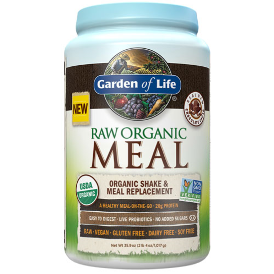 Picture of Raw Organic Meal (Chocolate) 1078g by Garden of Life