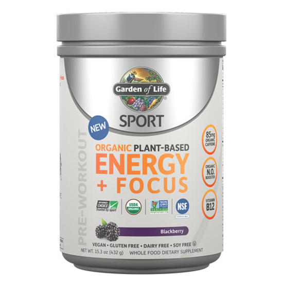 Picture of Sport Organic Energy & Focus (Blackberry) 432g by GoL
