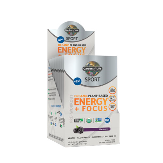 Picture of Sport Organic Energy & Focus (Blackberry) 12ct by GoL       