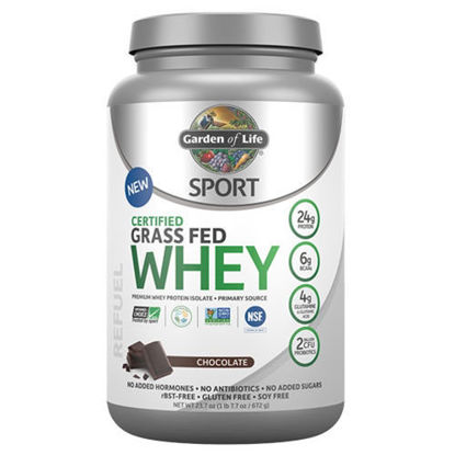 Picture of Sport Grass-Fed Whey Protein (Chocolate) 672g by GoL