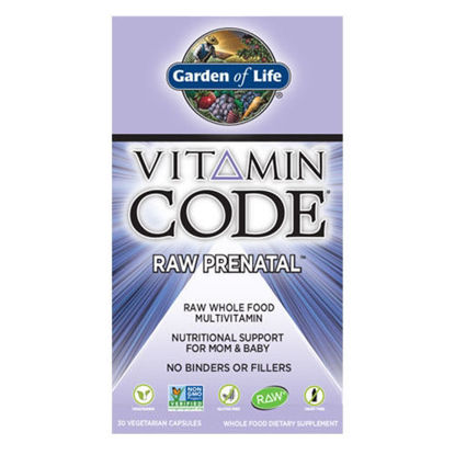 Picture of Vitamin Code Raw Prenatal 30 Caps by Garden of Life         