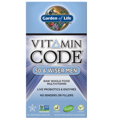 Picture of Vitamin Code Men 50 & Wiser 120 Caps by Garden of Life