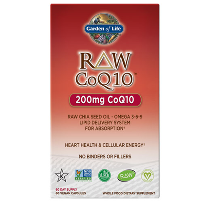 Picture of Raw CoQ10 (200 mg) 60 Caps by Garden of Life