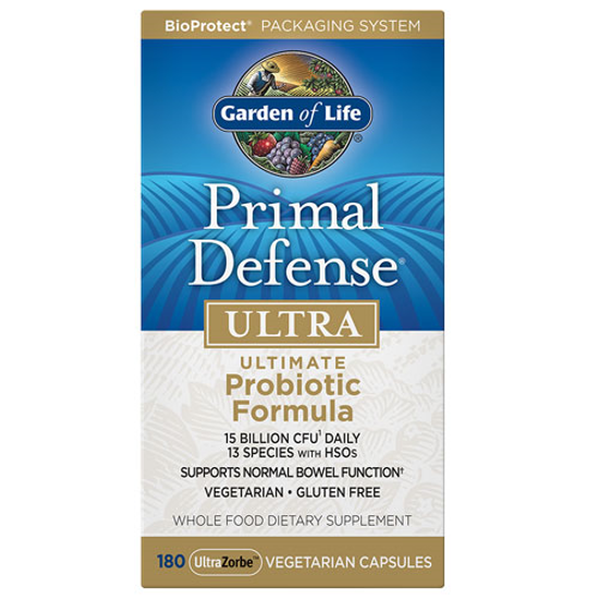 Picture of Primal Defense Ultra 180 Caps by Garden of Life             