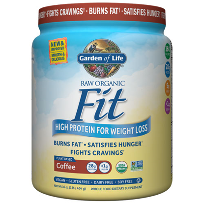Picture of Raw Fit Organic (Coffee) 465g by Garden of Life