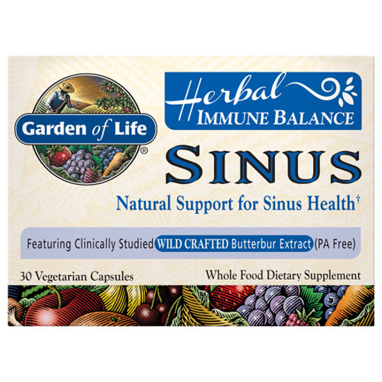 Picture of Herbal Immune Balance Sinus 30 Caps by Garden of Life       