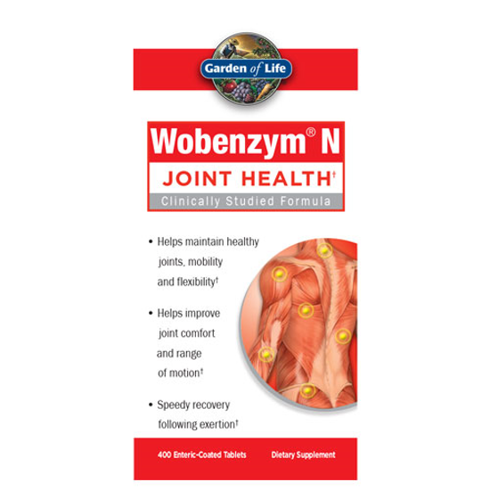 Picture of Wobenzym N 400 Tabs by Garden of Life                       