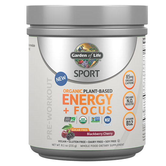 Picture of Sport Organic Energy & Focus (Blackberry-Cherry) 231g by GoL