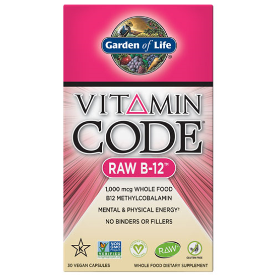Picture of B12 Vitamin Code Raw 30 Caps by Garden of Life              