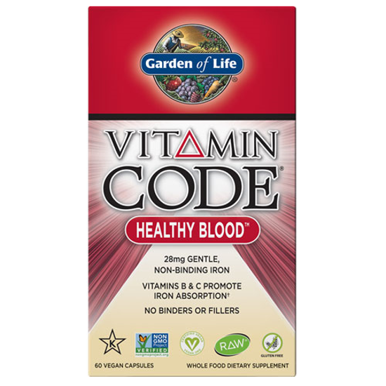 Picture of Vitamin Code Healthy Blood 60 Caps by Garden of Life