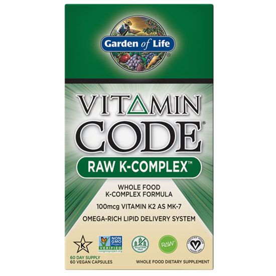 Picture of Vitamin Code Raw K Complex 60 Caps by Garden of Life