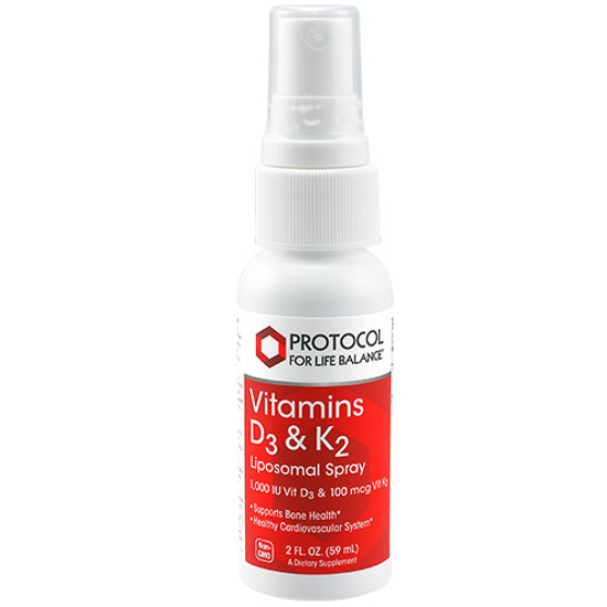 Picture of Vitamins D3 & K2 Liposomal Spray 2 oz. by Protocol          