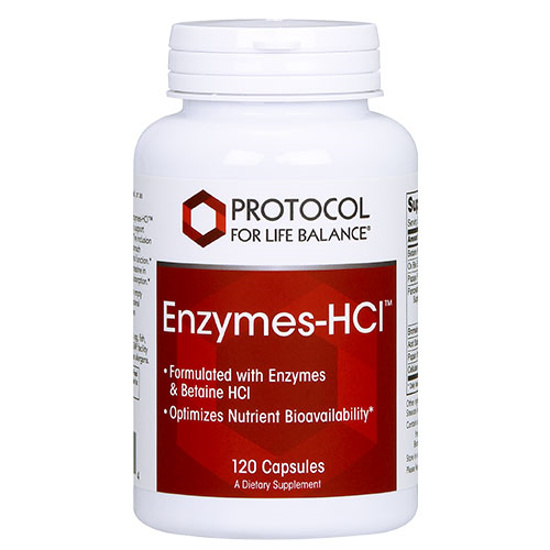 Picture of Enzymes-HCl 120 caps by Protocol                            