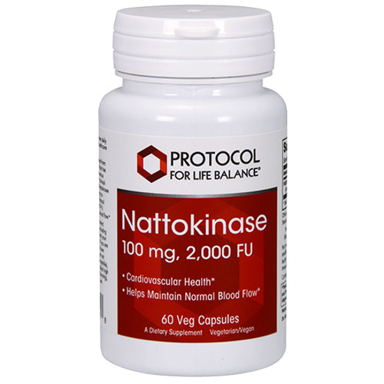 Picture of Nattokinase (100mg / 2,000 fu) 60 caps by Protocol
