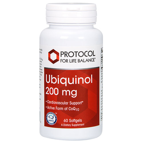 Picture of Ubiquinol (200mg) 60 softgels by Protocol