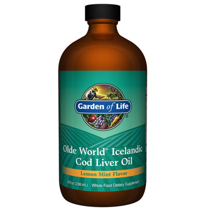 Picture of Olde World Icelandic Cod Liver Oil 8 oz. by Garden of Life