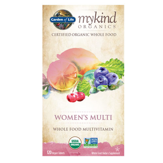 Picture of mykind Organics Women's Multi 120 Tabs by Garden of Life