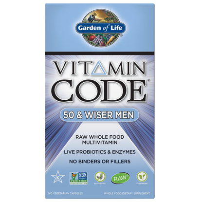 Picture of Vitamin Code Men 50 & Wiser 240 Caps by Garden of Life