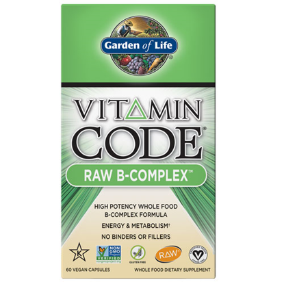 Picture of Vitamin Code Raw B Complex 60 Capsules by Garden of Life