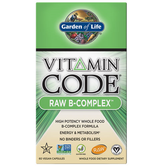 Picture of Vitamin Code Raw B Complex 60 Capsules by Garden of Life
