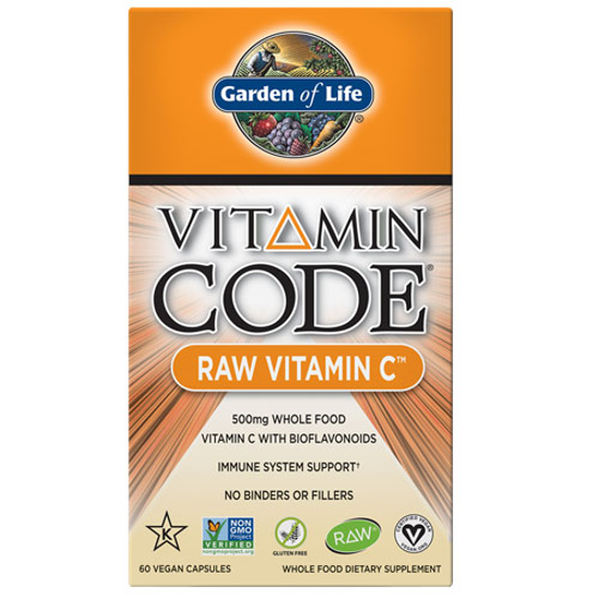 Picture of Vitamin Code Raw Vitamin C 60 Capsules by Garden of Life    