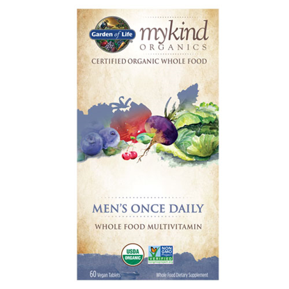 Picture of mykind Organics Men Once Daily 60 Tabs by Garden of Life