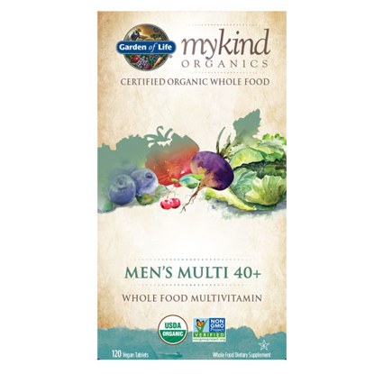 Picture of mykind Organics Men 40+ (120) Tabs by Garden of Life