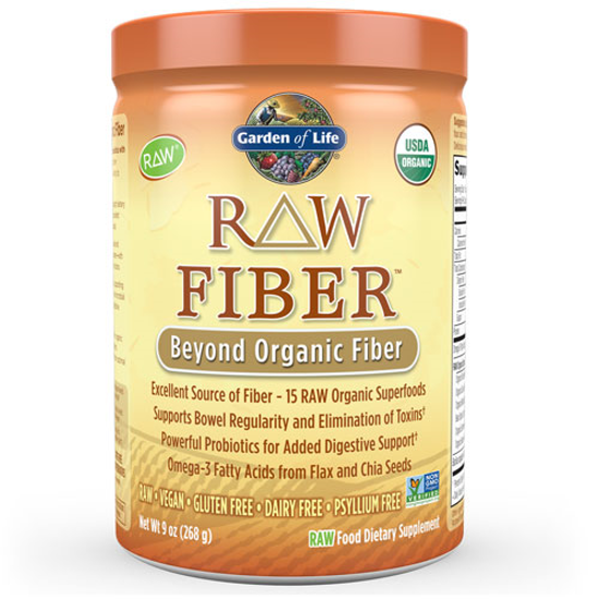 Picture of Raw Organic Fiber 268g by Garden of Life                    