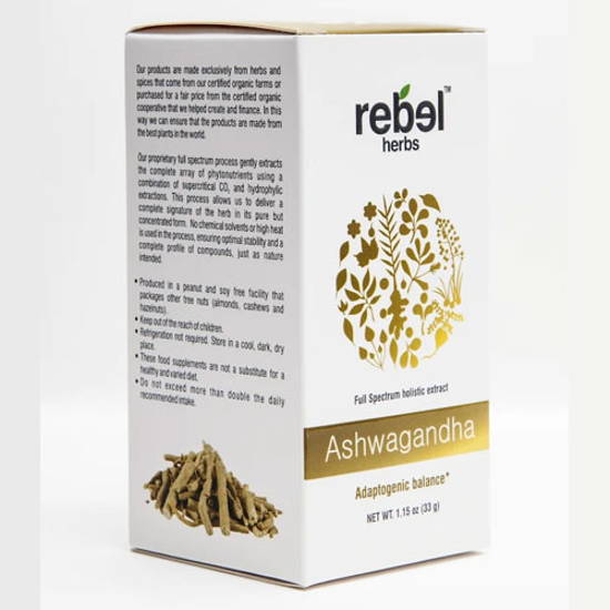 Picture of Ashwagandha Extract Powder 33gm by Rebel Herbs              