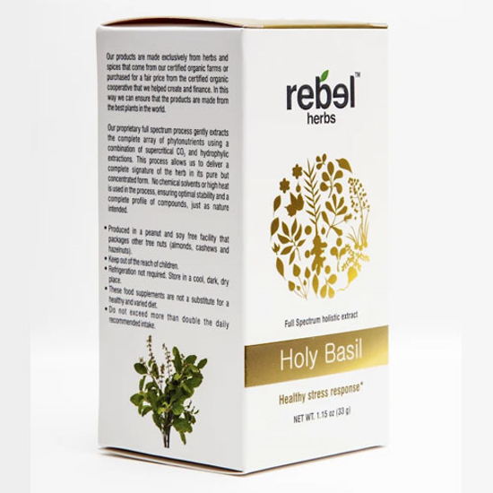 Picture of Holy Basil Extract Powder 33gm by Rebel Herbs               